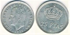 25 pesetas from Spain