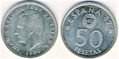 50 pesetas (España 82) from Spain