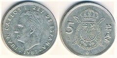 5 pesetas from Spain