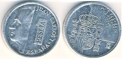 1 peseta from Spain