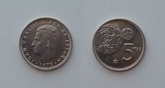 5 pesetas from Spain