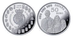 50 euro (50th Anniversary of H.M. King Felipe VI) from Spain