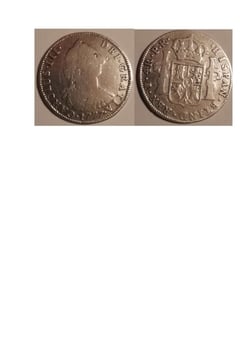 4 reales (Carlos III) from Spain