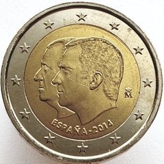 2 euro (Proclamación de Su Majestad el Rey Don Felipe VI) from Spain