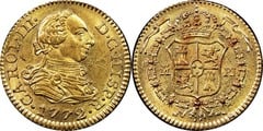 1/2 escudo (Carlos III) from Spain
