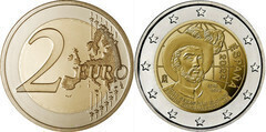 2 euro (500th Anniversary - First circumnavigation. Juan Sebastian Elcano) from Spain