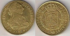 8 escudos (Carlos IV) from Spain