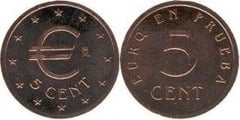 5 euro cent (euro on test Churriana) from Spain
