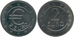 2 euro (euro on test Churriana) from Spain