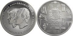 50 euro (Primer Aniversario del Euro) from Spain