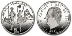 10 euro (Año Dual España - Rusia) from Spain