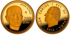 200 euro (Manuel de Falla) from Spain