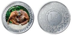 1 1/2 euros (Orangután) from Spain