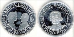 2.000 pesetas (V Centenario del Descubrimiento de América) from Spain