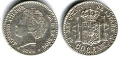 50 céntimos (Alfonso XIII) from Spain