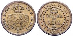 1 décima de real (Isabel II) from Spain