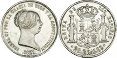 20 reales (Elizabeth II) from Spain