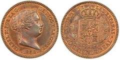 10 céntimos de real (Isabel II) from Spain