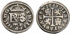 1/2 real (Philip IV) from Spain