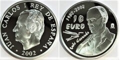 10 euro (100 Aniversario del Nacimiento de Luis Cernuda) from Spain