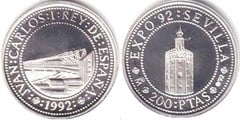200 pesetas (Expo 92-Seville) from Spain