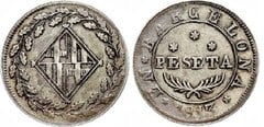 1 peseta (Joseph I Bonaparte) from Spain