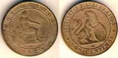 2 céntimos (Provisional Government) from Spain
