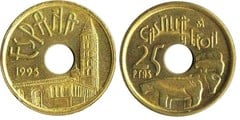 25 pesetas (Castilla y León) from Spain