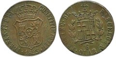 6 cuartos (Ferdinand VII) from Spain