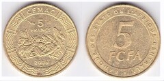 5 francs FCFA from Central African States