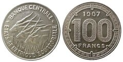 100 francs CFA from Equatorial African States