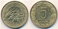 5 francs CFA from Equatorial African States