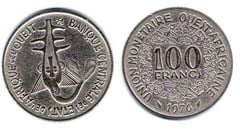 100 francs CFA from Western African States