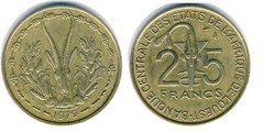 25 francs CFA from Western African States