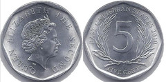 5 cents from Eastern Caribbean States