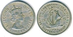 25 cents from Eastern Caribbean States