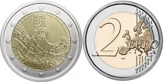 2 euro (150 Aniversario del Festival de la Canción de Estonia) from Estonia
