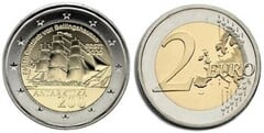 2 euro (200 Aniversario de la Primera Expedición Antártica) from Estonia
