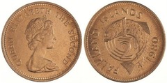 1/2 penny from Falkland Islands