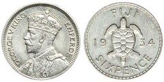 6 pence from Fiji