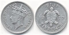 6 pence from Fiji
