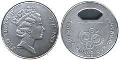 10 dollars (XVIII Soccer World Championship 2006-Germany) from Fiji