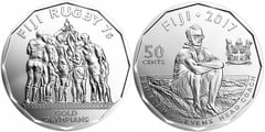 50 cents (XXXI Juegos Olímpicos - Rio 2016 - Fiji - Campeón de Rugby from Fiji