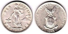 10 centavos (Administración USA) from Philippines