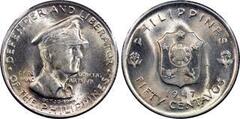50 centavos (General Douglas MacArthur) from Philippines
