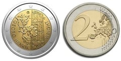 2 euro (100 Aniversario del Nacimiento de Georg Henrik Von Wright) from Finland