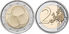 2 euro (100 Aniversario de la Constitución 1919-2019) from Finland
