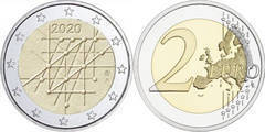 2 euro (100 Aniversario de la Universidad de Turku) from Finland
