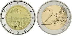 2 euro (100th Anniversary of Åland Islands Home Rule) from Finland