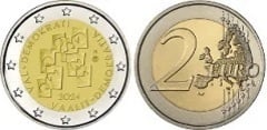 2 euro (Elecciones y Democracia) from Finland